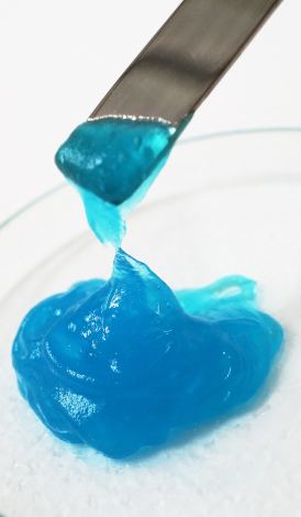 Blue gel